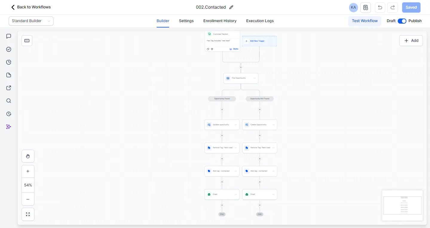 Workflow 002 — Contacted