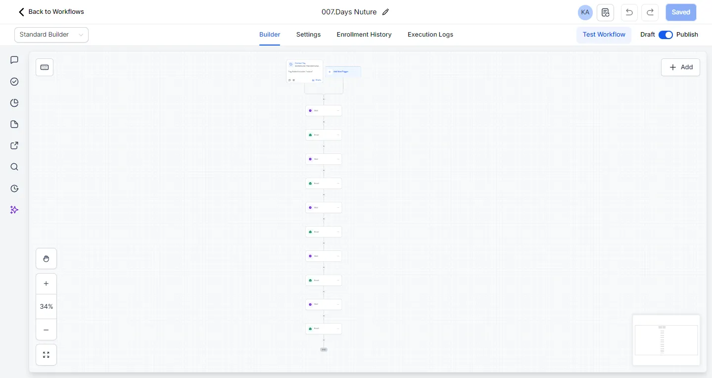 Workflow 007 — Nurture